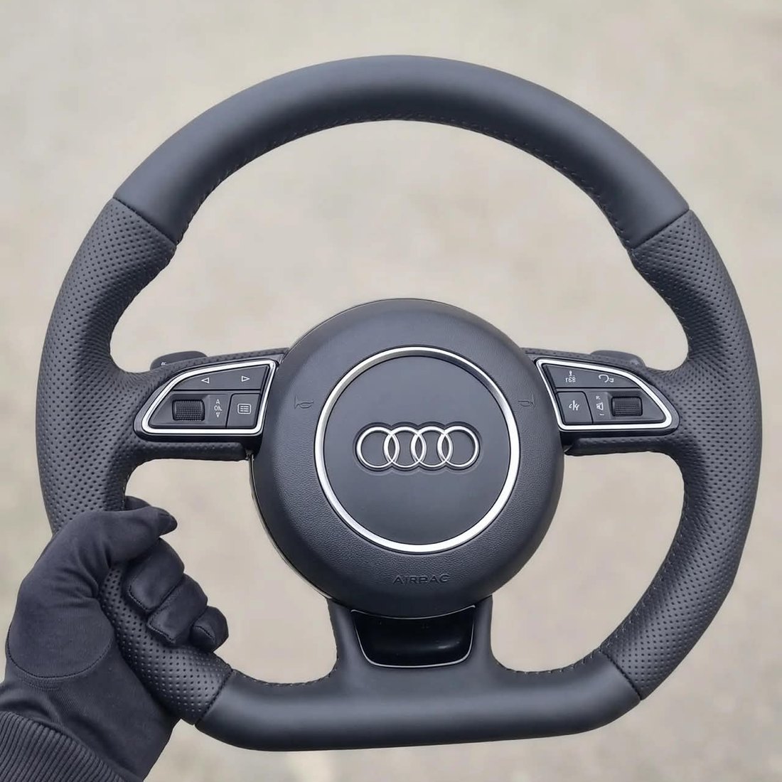 Audi S-line steering wheel