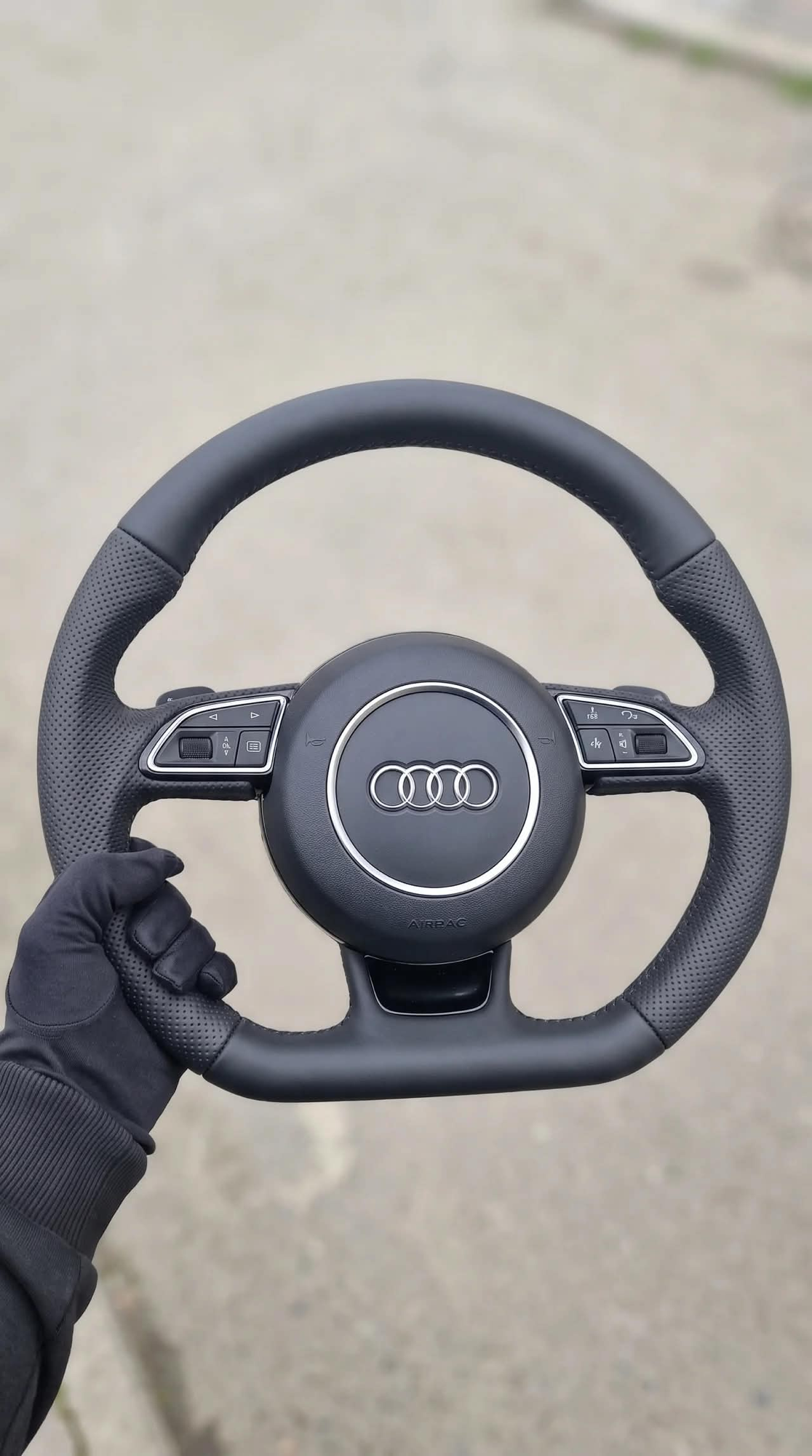 Audi steering wheel