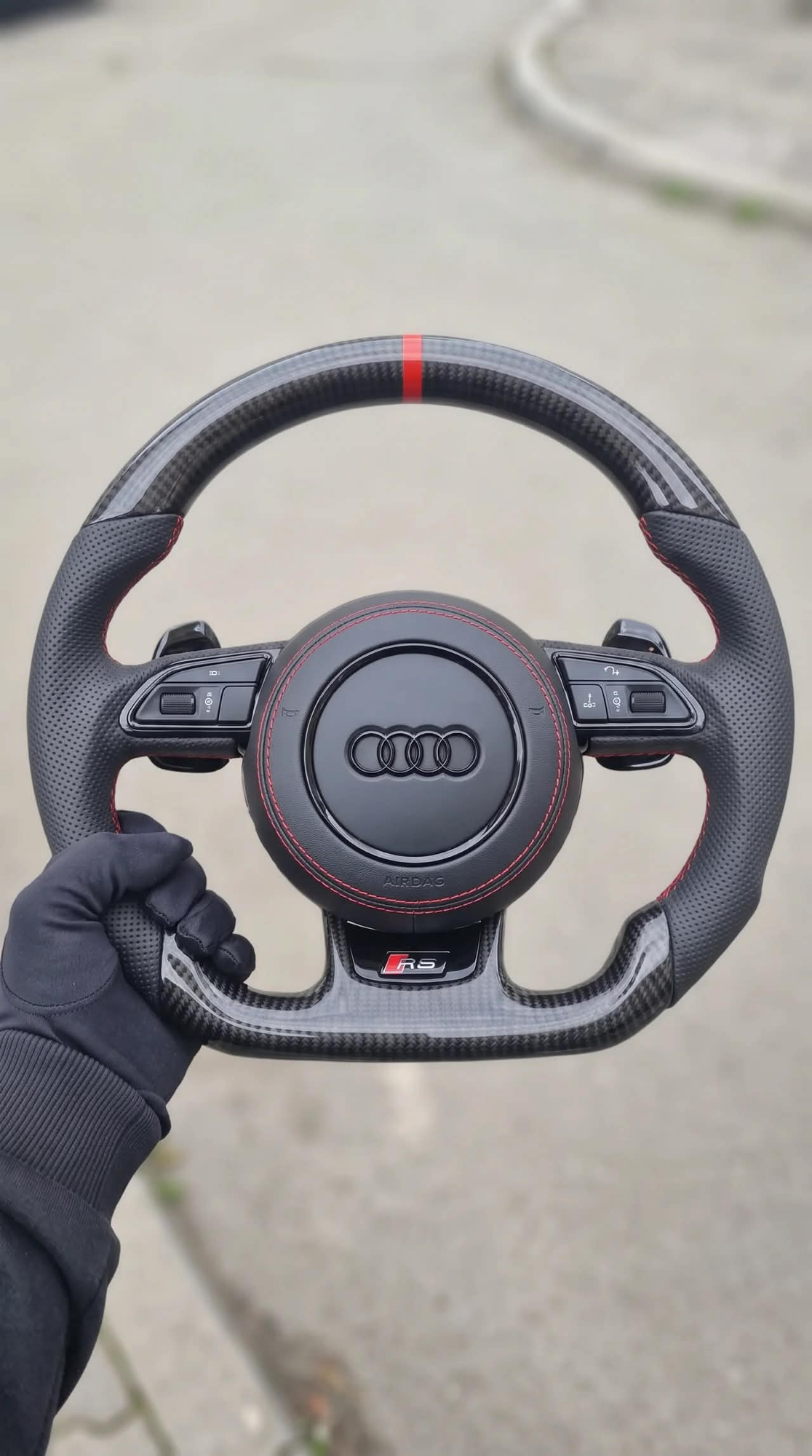 Audi RS steering wheel